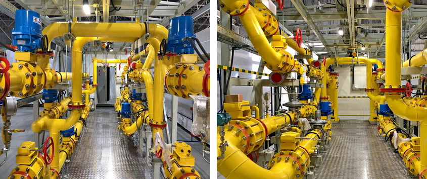 Process compartments of BGTS